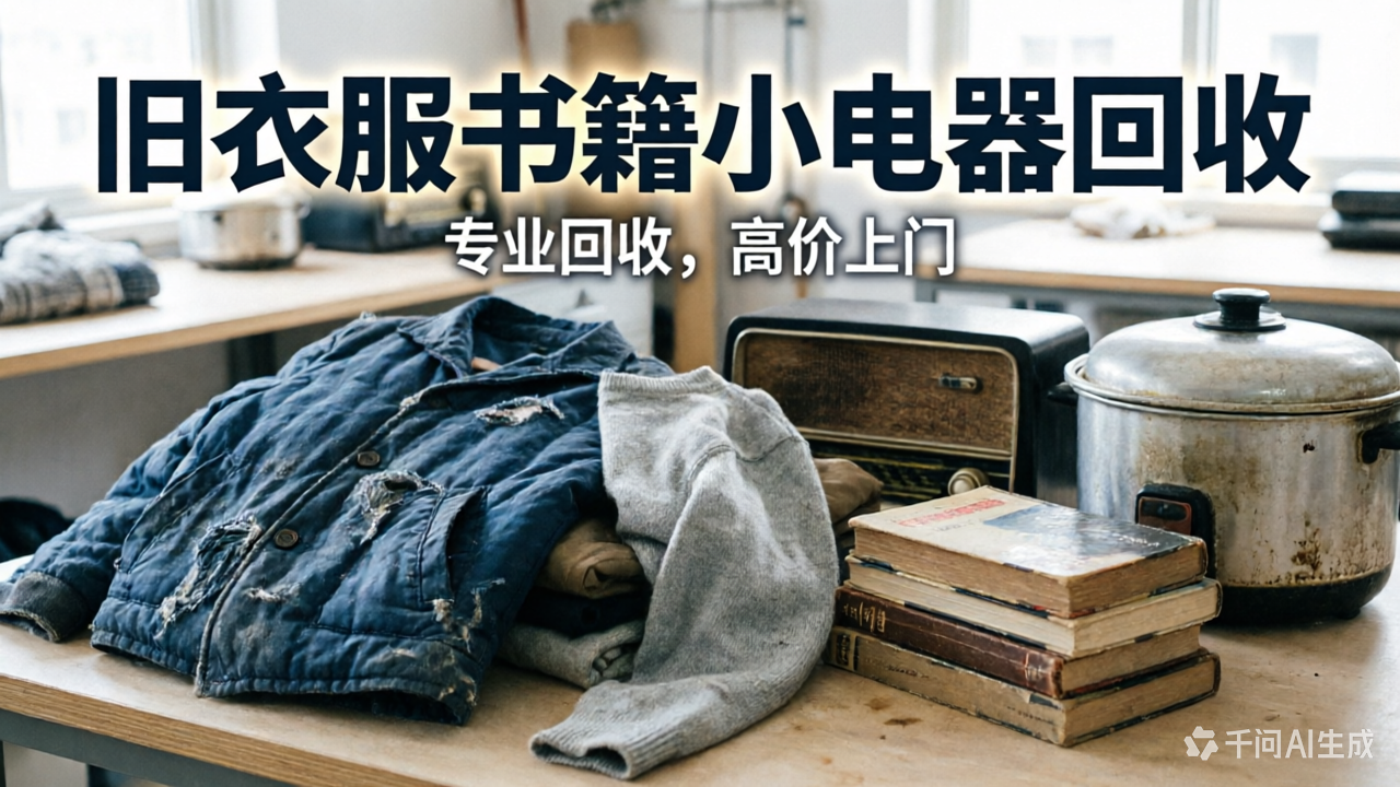 旧衣书籍小电器回收项目的核心赚钱逻辑-成品源码-好优选